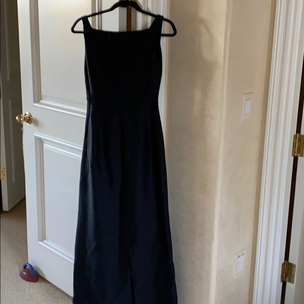 Elie Tahari.  black long party dress